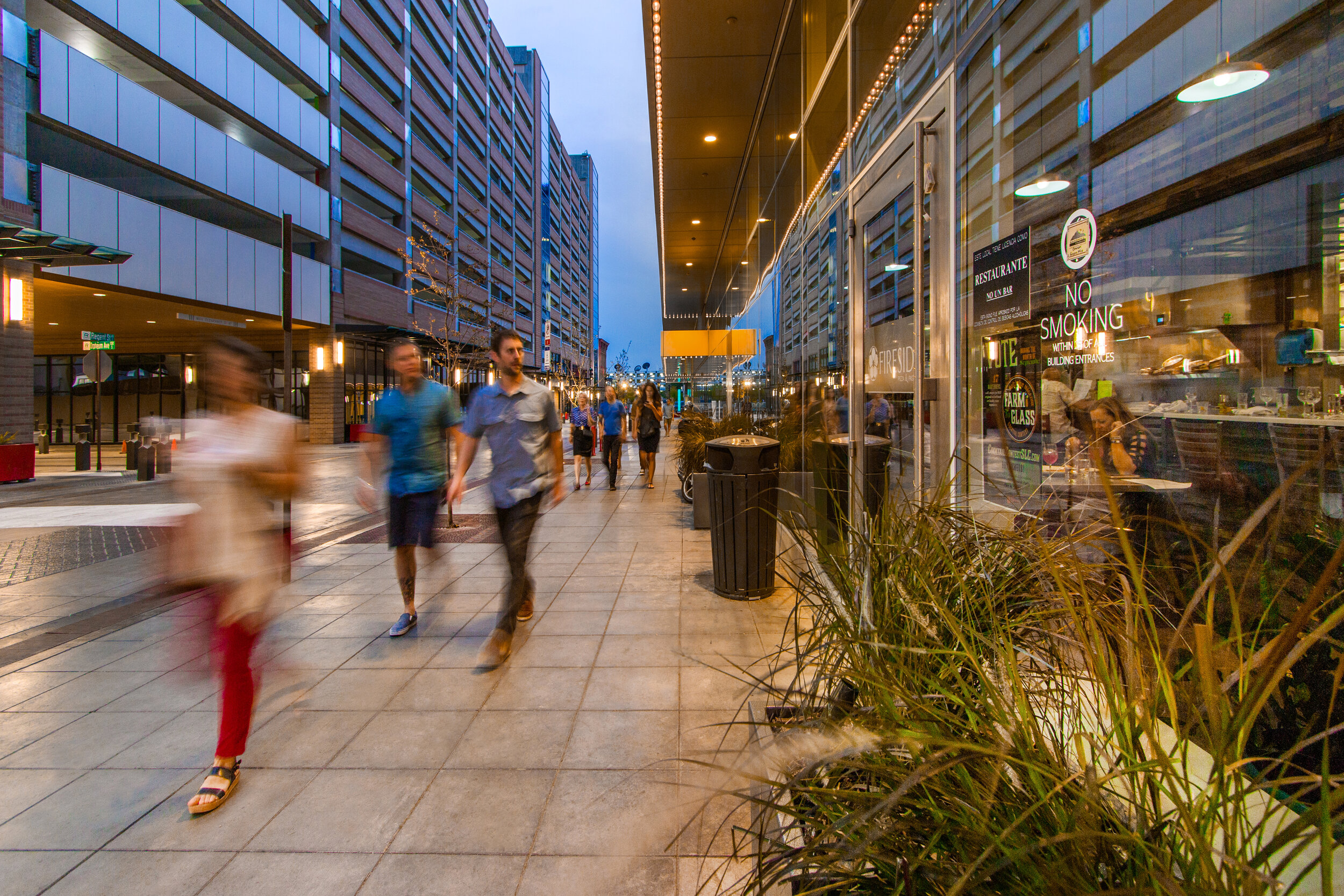 Regent Street’s pedestrian focused improvements have brought life to a once avoided corridor. Locals and visitors are drawn to this lively downtown location that is home for Eccles Theater, restaurants and more. 