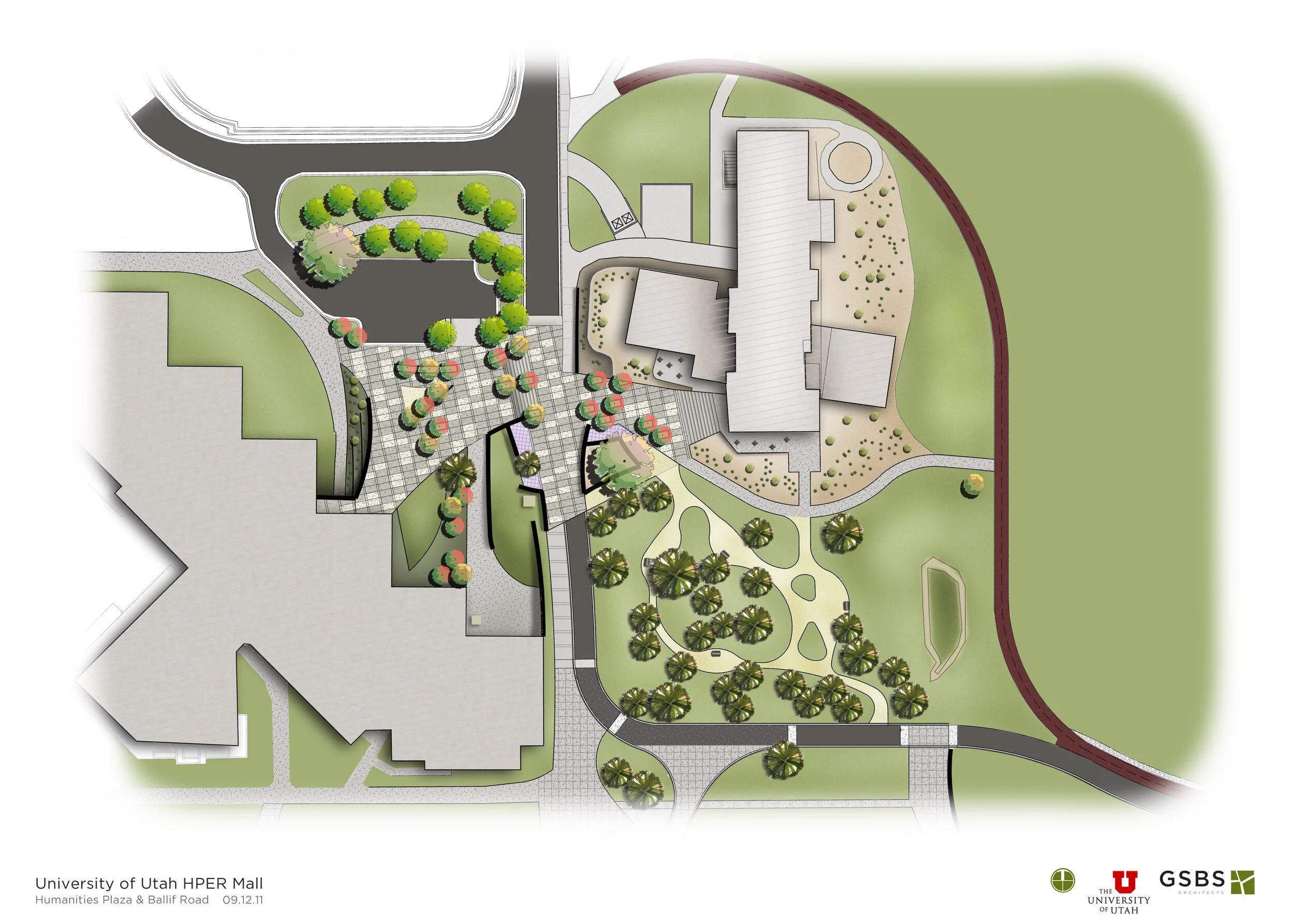  Detailed design of the Humanities Plaza (Completed Spring 2018) 